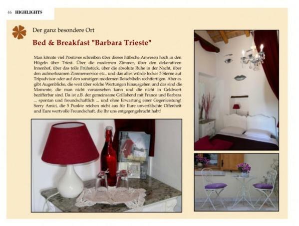 Bed & Breakfast Barbara Borgo Grotta Gigante Exteriör bild